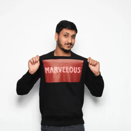 Marvelous Black Sweatshirt Men